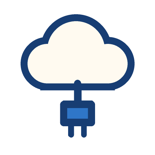 Cloud with a plug