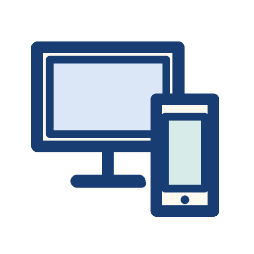 Phone beside a monitor