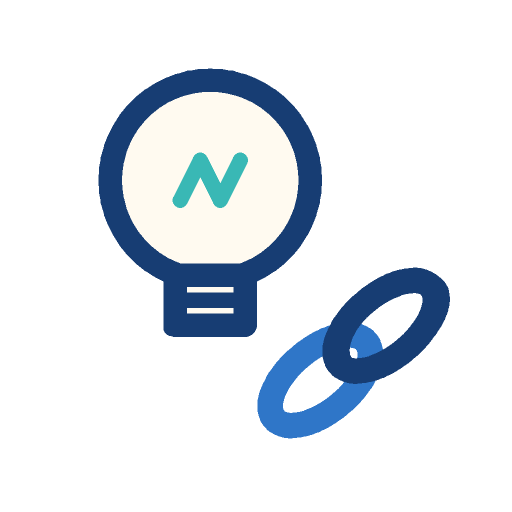 Lightbulb with a link chain