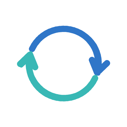 Circular refresh arrows