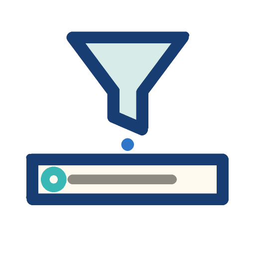 Funnel over a URL bar