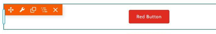The Beaver Builder module toolbar over the Red Button, including the Duplicate icon.